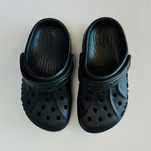Crocs, Toddler Baya Clog, size 9, Black